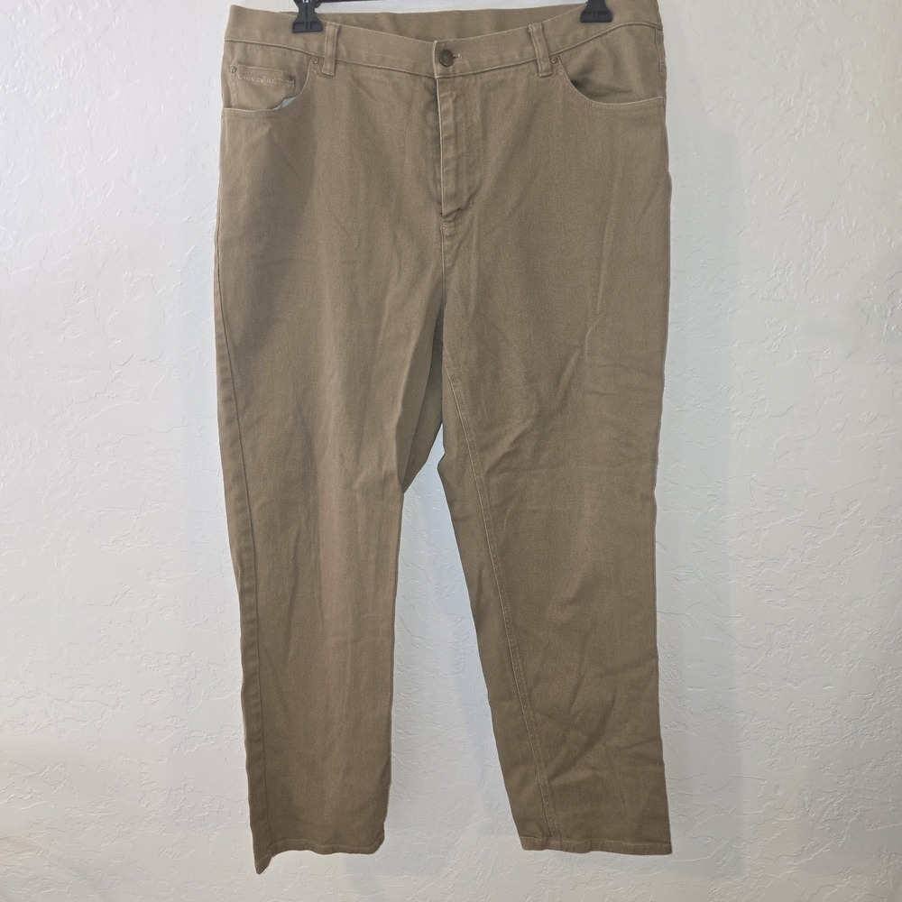 Lauren Jeans Co.‎ Ralph Lauren Jeans Womens Classic Straight Leg Brown Denim